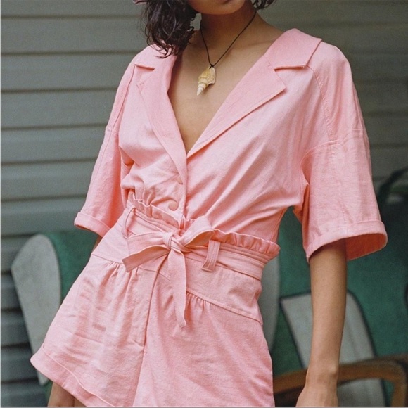 For Love And Lemons Pants - For Love & Lemons Millie Romper